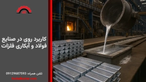 کاربرد روی در صنایع فولاد و آبکاری فلزات